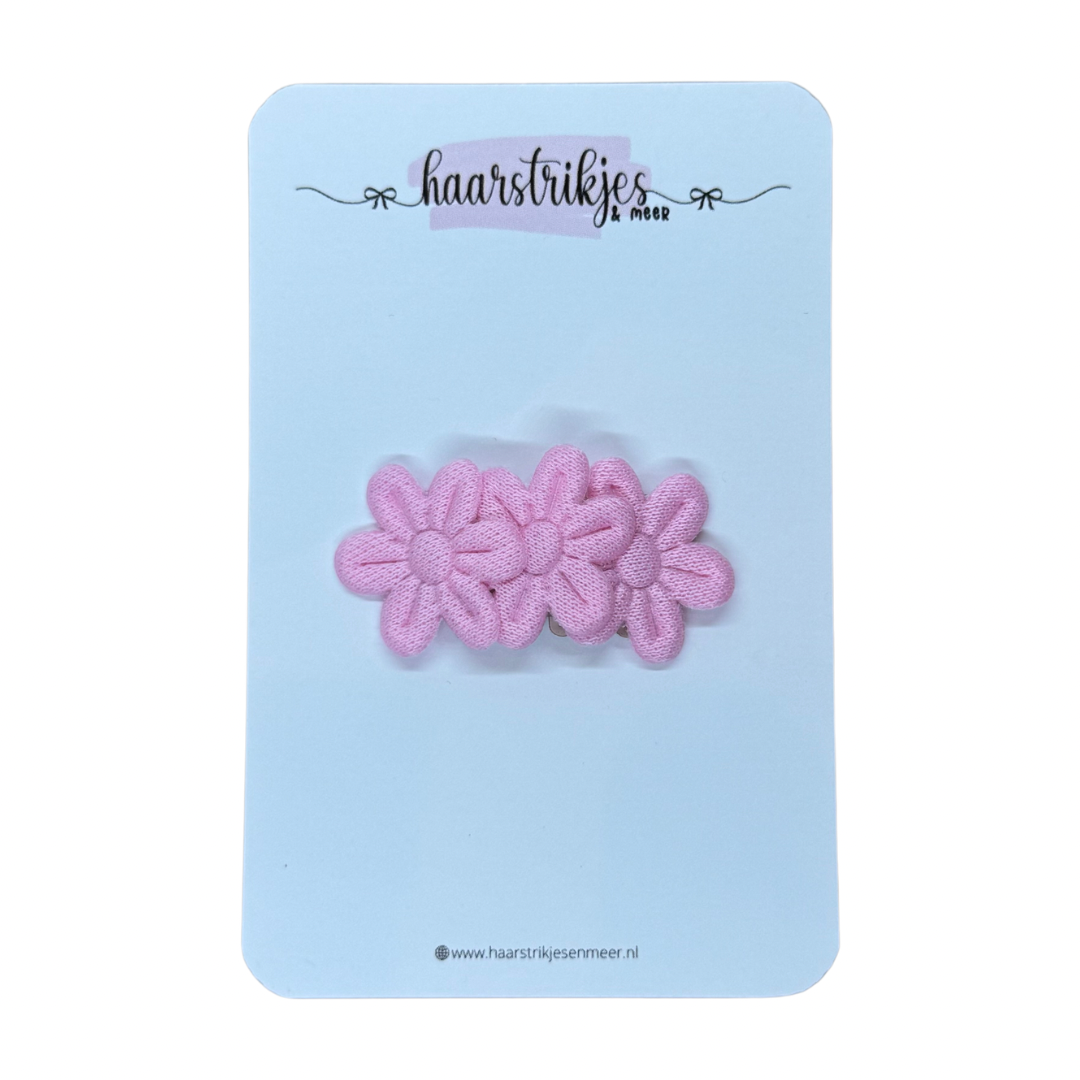 Antislip clipje - Bloem egaal roze