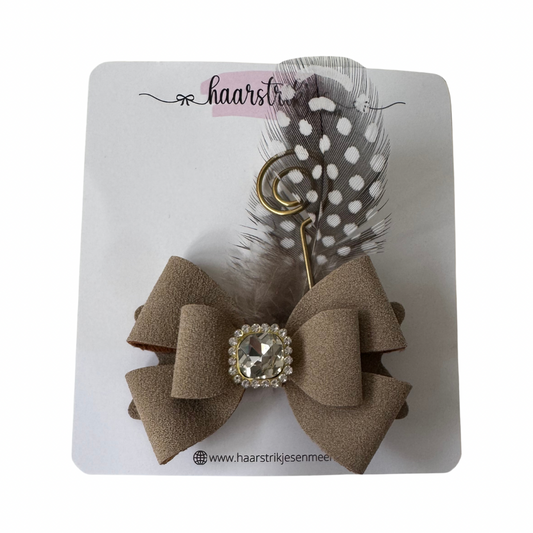 Sinterklaas | Fleur zand suède