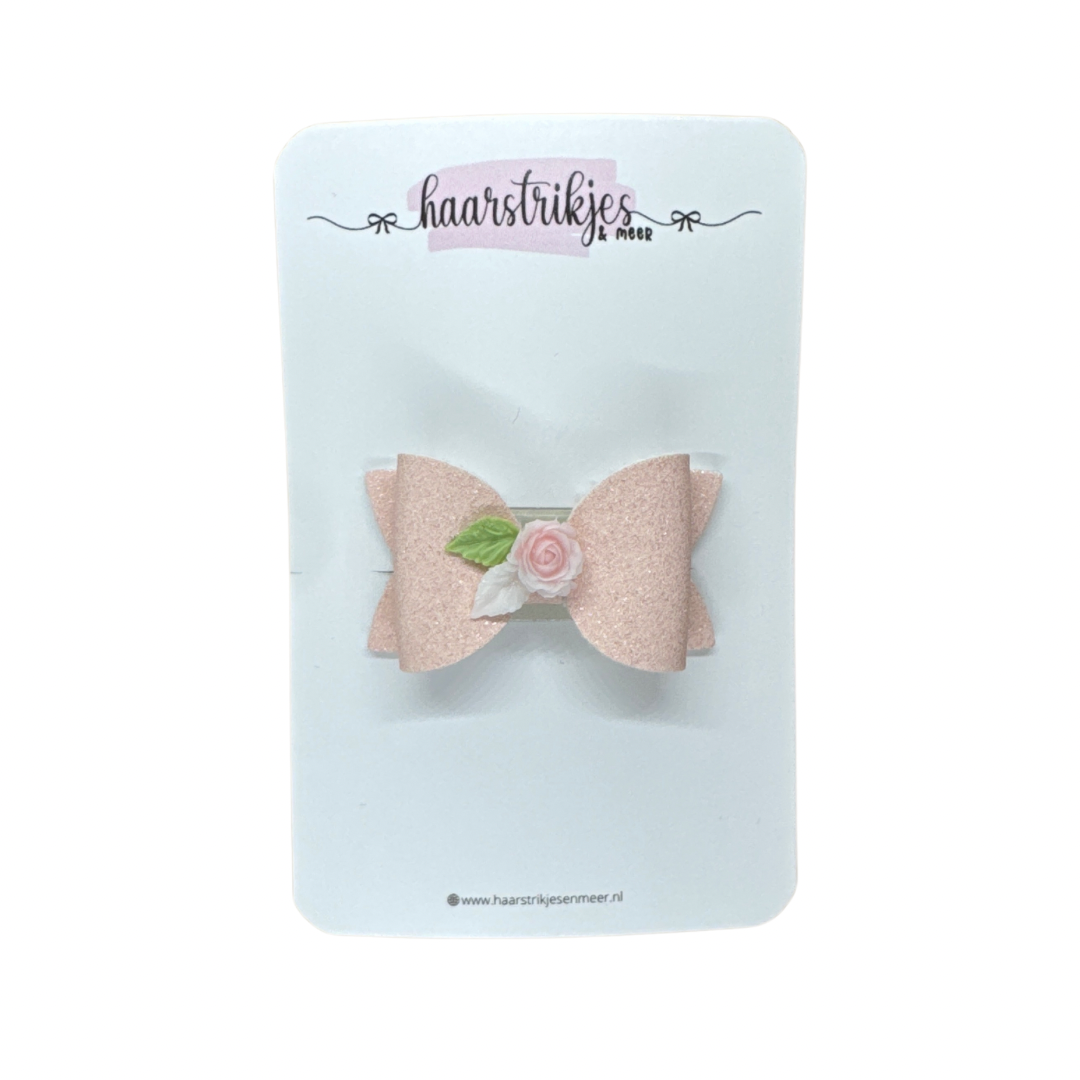 Antislip | Fay small - Roze met roosje