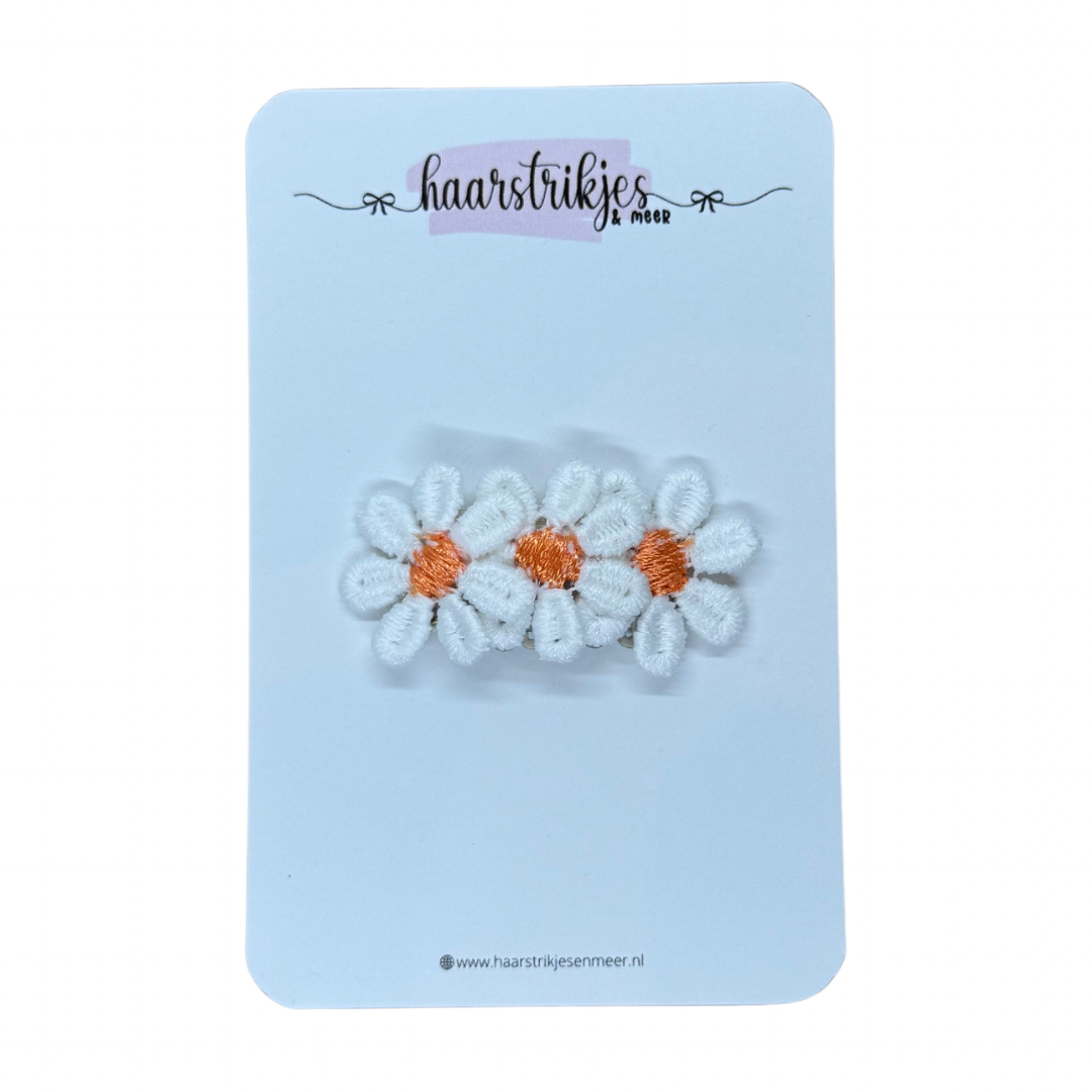 Antislip clipje - Daisy small oranje