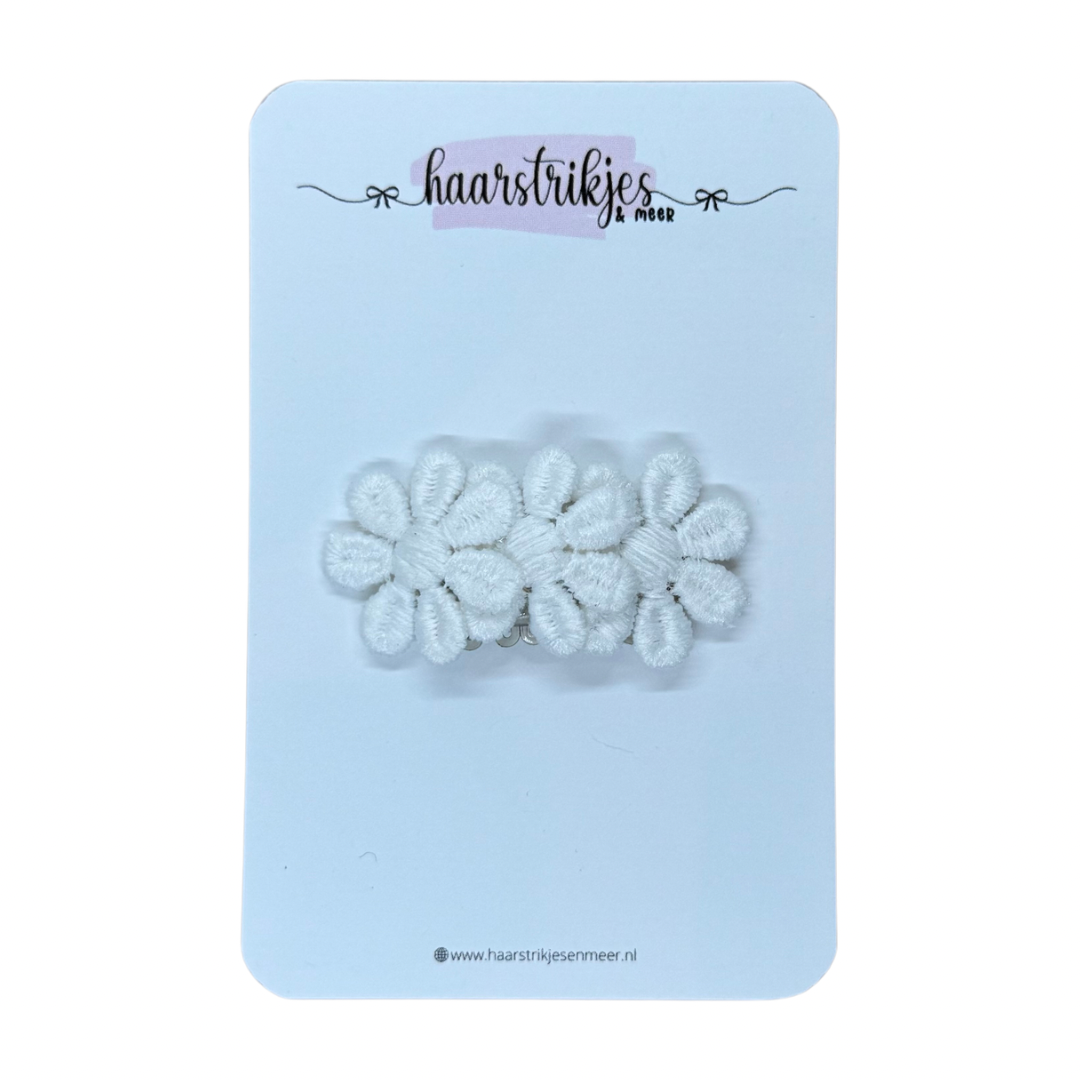 Antislip clipje - Daisy small wit
