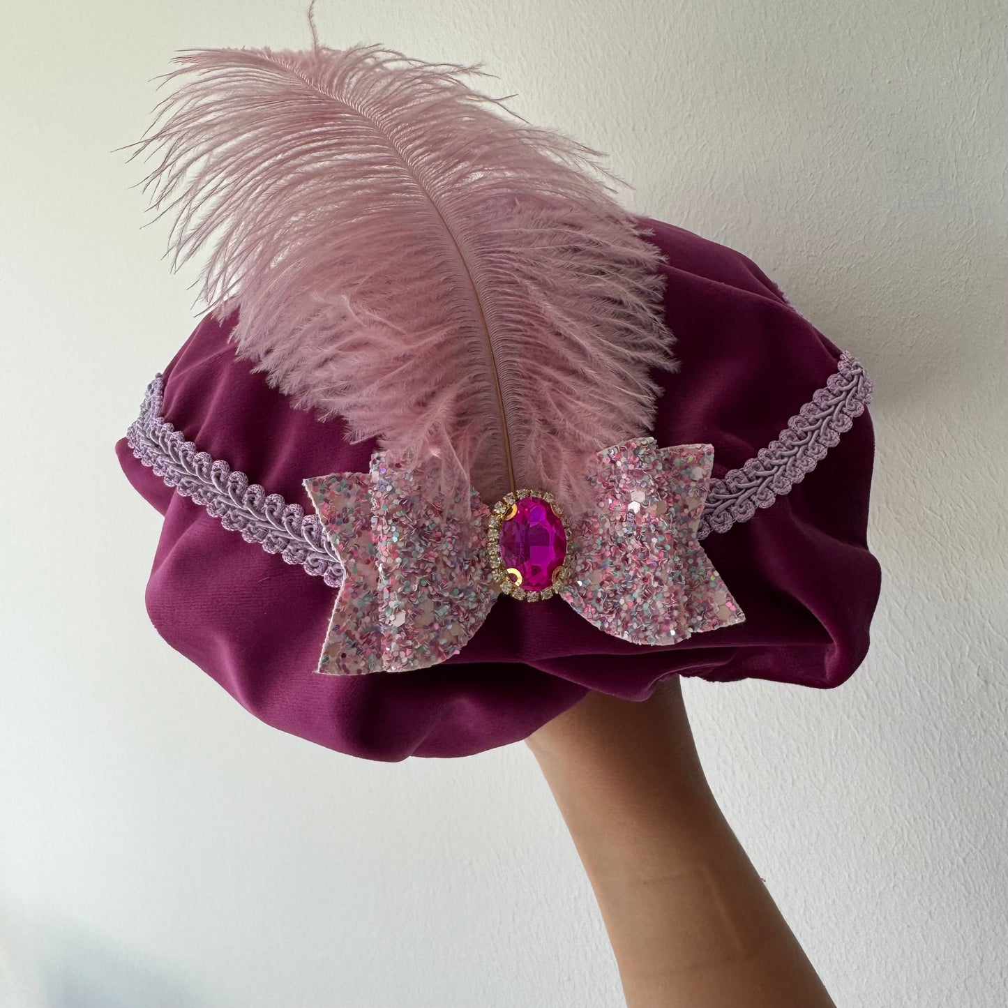 Sinterklaas | Pieten mutsje - Fuchsia deluxe (Limited edition)