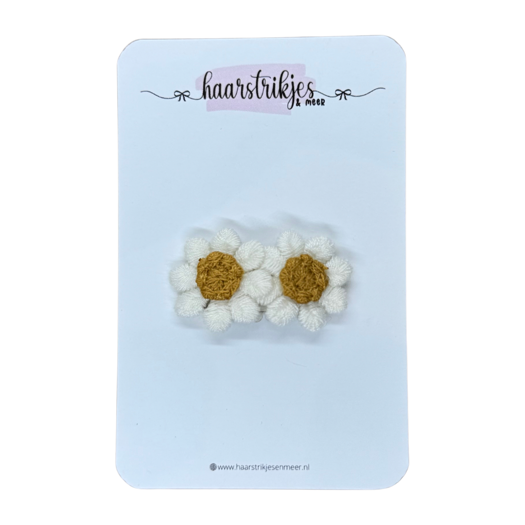 Antislip clipje - Wol daisy