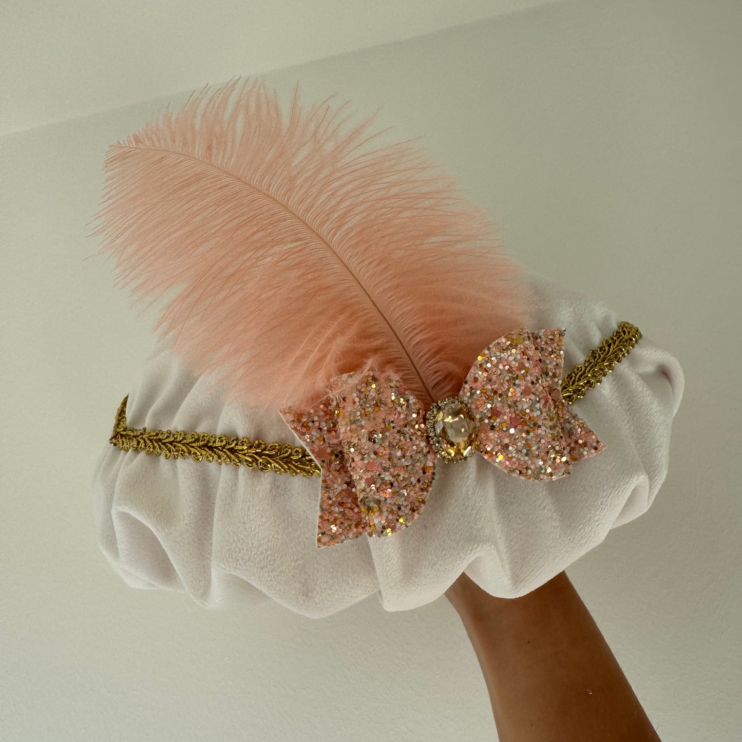 Sinterklaas | Pieten mutsje - Ivoor deluxe (Limited edition)