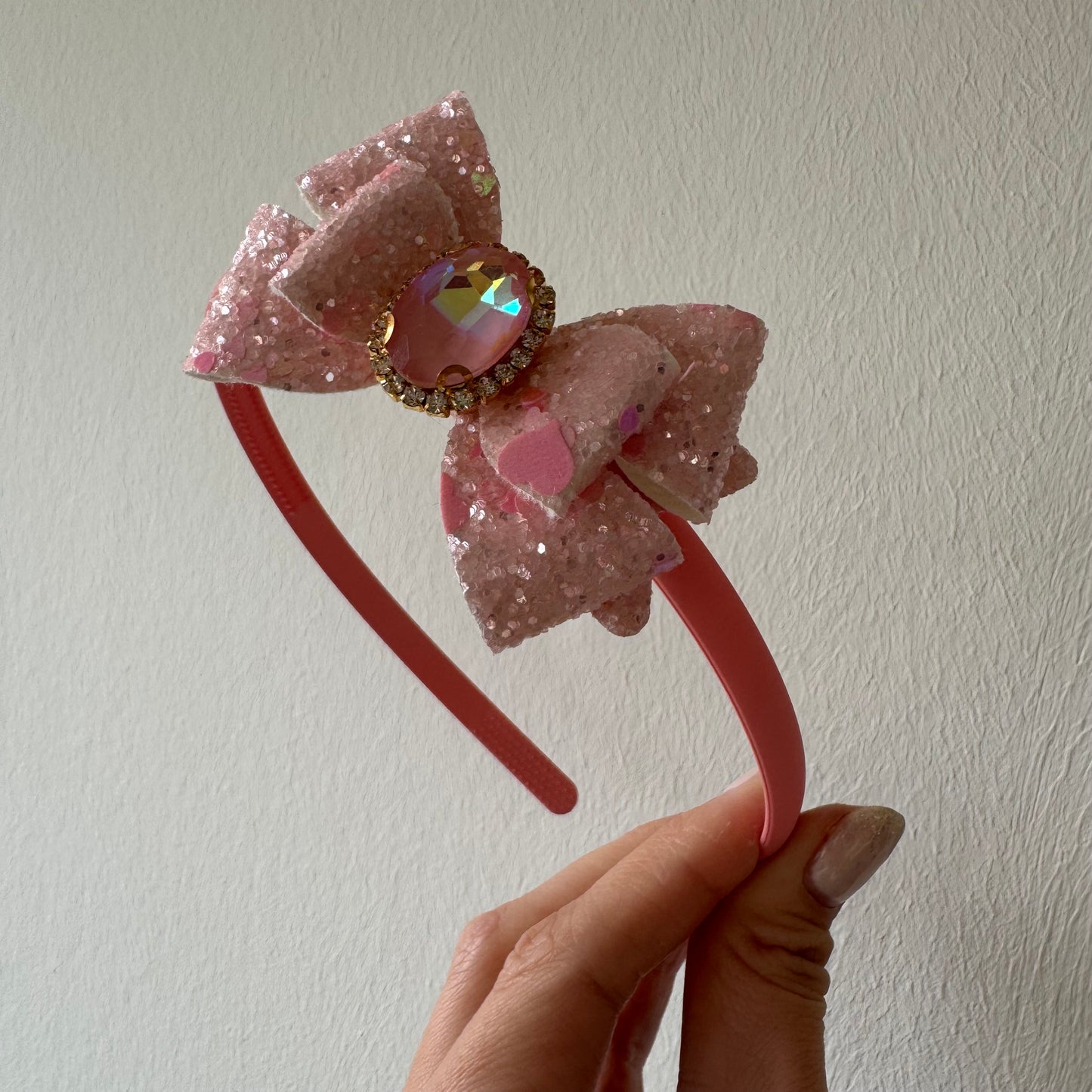 Diadeem - Fleur roze