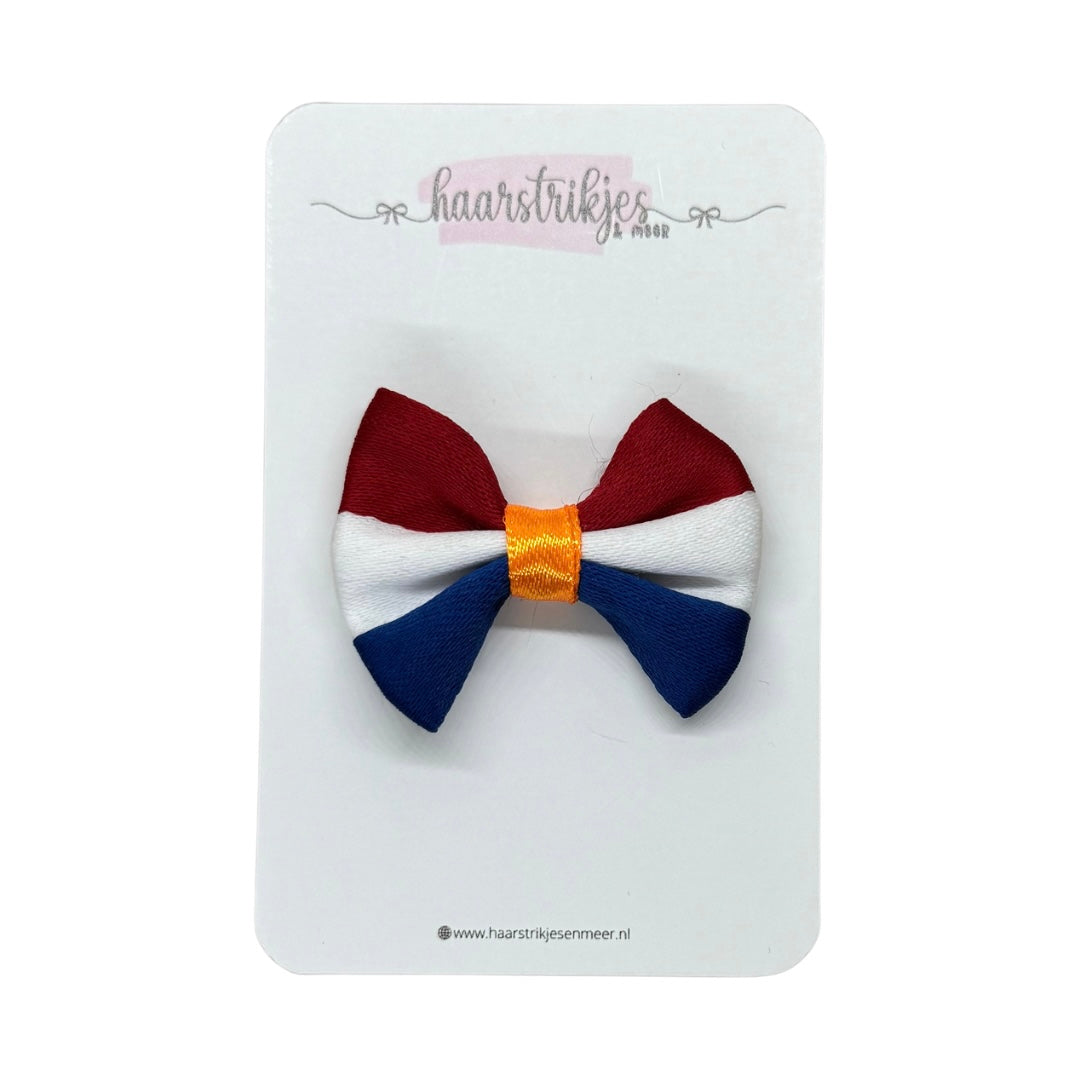 Lint - Rood/wit/blauw strikje