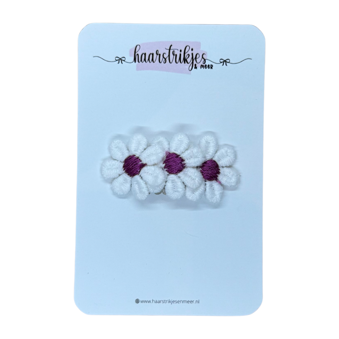 Antislip clipje - Daisy small plum
