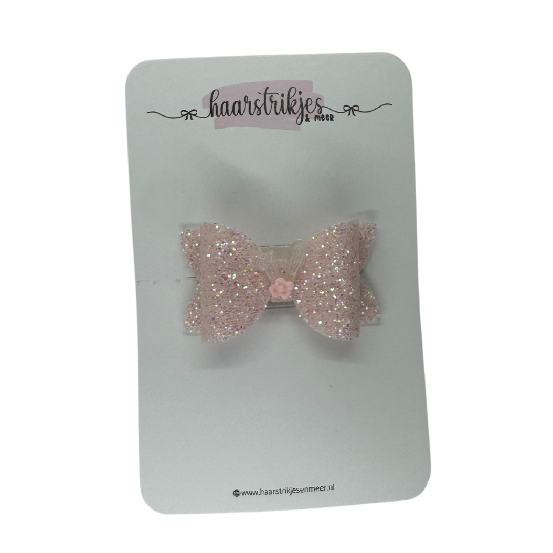 Antislip | Fay small - Roze glitter met oortjes