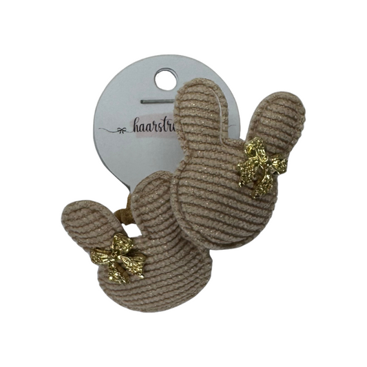 Elastiekjes - Haasjes met strikje (2st)