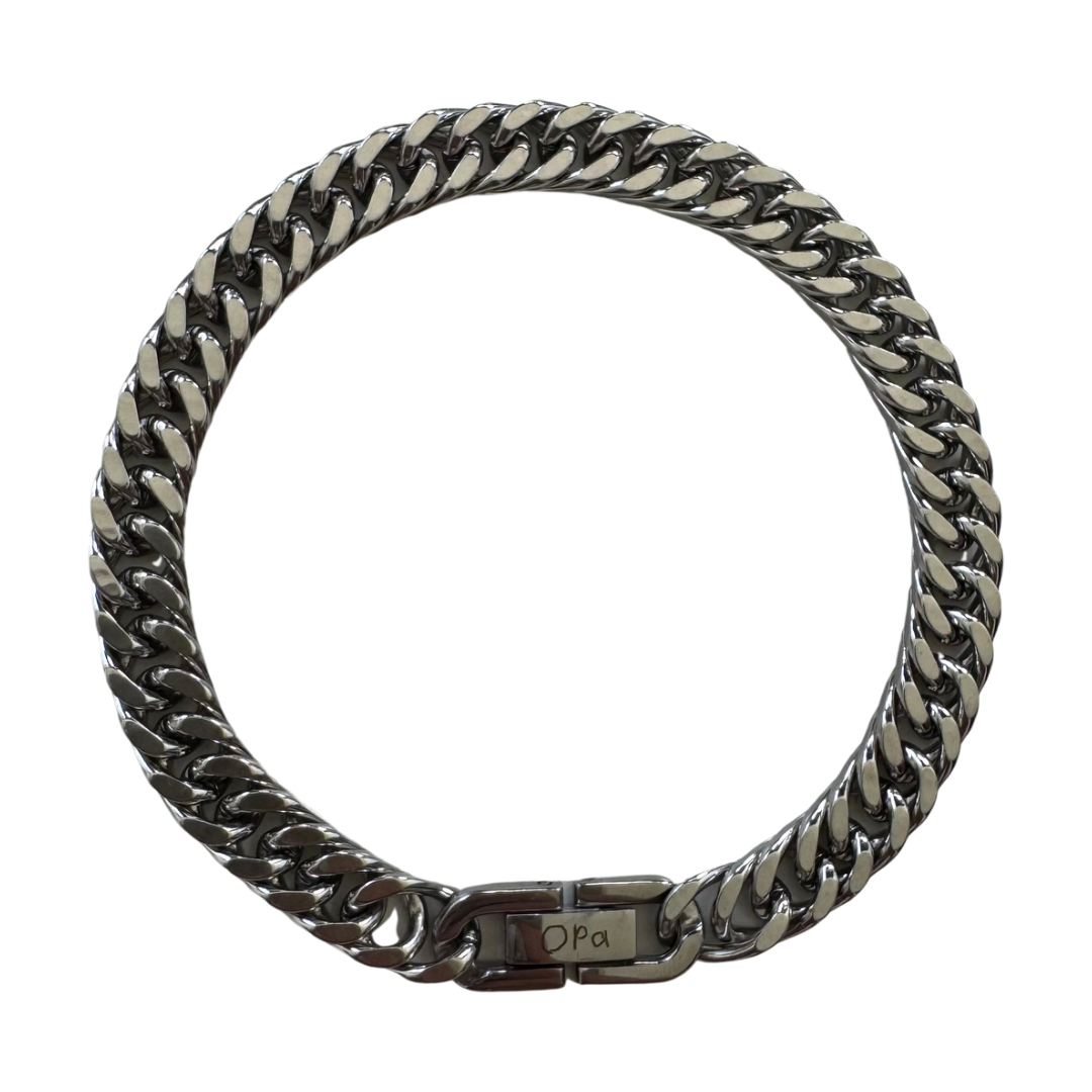 Vaderdag - Armband zilver (eigen geschreven tekst)