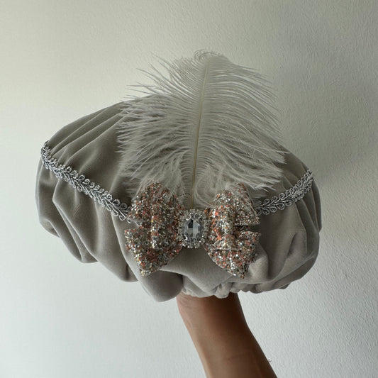 Sinterklaas | Pieten mutsje - Beige deluxe