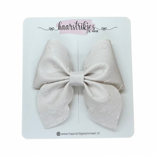 Tess - Wit stipjes structuur