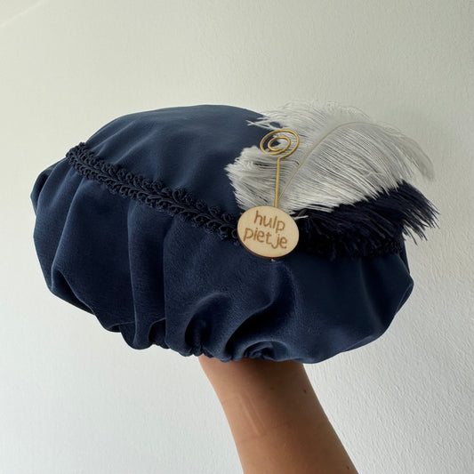 Sinterklaas | Pieten mutsje - Blauw deluxe