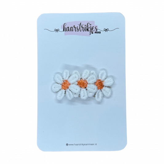 Antislip clipje - Daisy small oranje