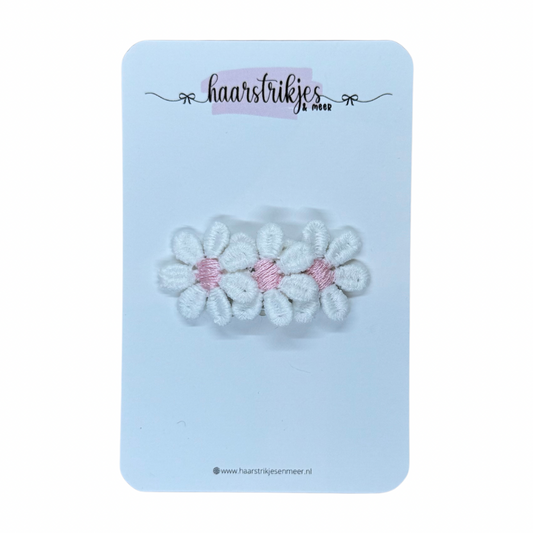 Antislip clipje - Daisy small roze