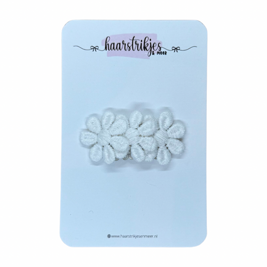 Antislip clipje - Daisy small wit