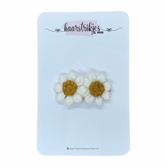 Antislip clipje - Wol daisy