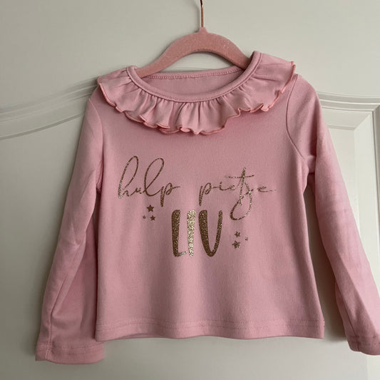 Sinterklaas | Pieten shirt met kraagje - Roze