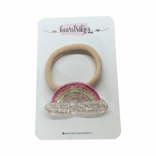 Elastiekje | Groot - Regenboog