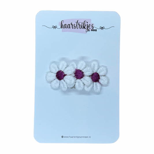 Antislip clipje - Daisy small plum