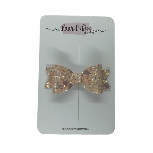 Ivy - Crème glitter met haasjes