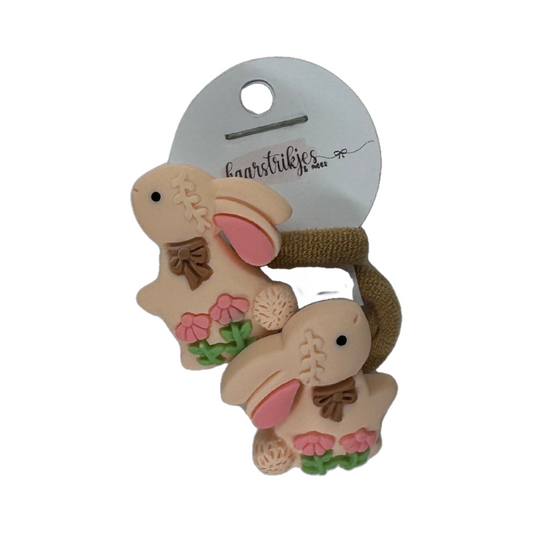 Elastiekjes - Roze haasjes (2st)