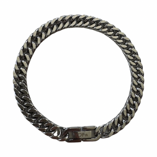 Vaderdag - Armband zilver (eigen geschreven tekst)