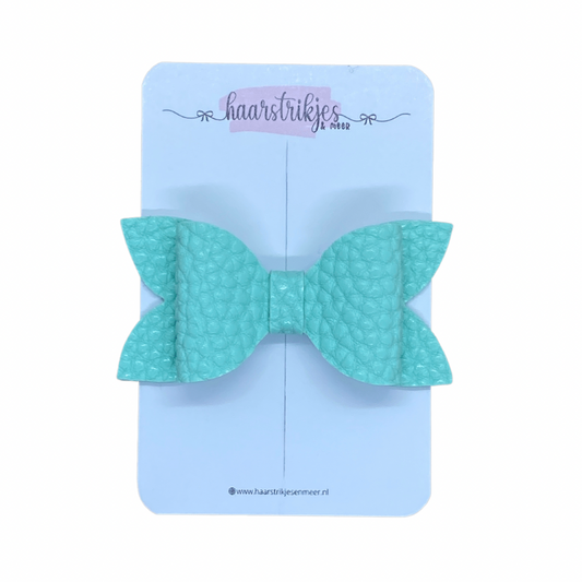 Lola - Mint chunky faux leather